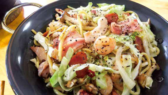 ぺペロン焼きそば